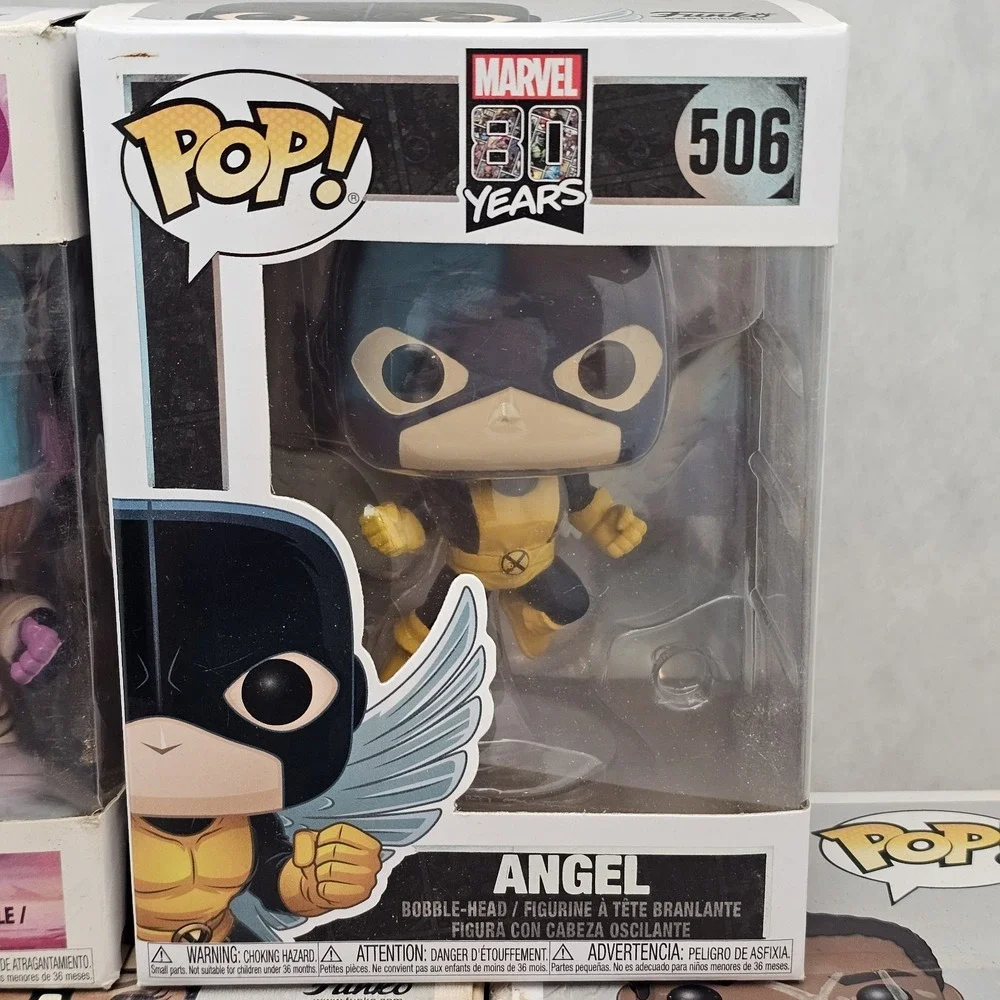 Lot of 5 OOB Funko Pop Marvel & DC Cyborg Angel Marvel Girl Catwoman Killmonger